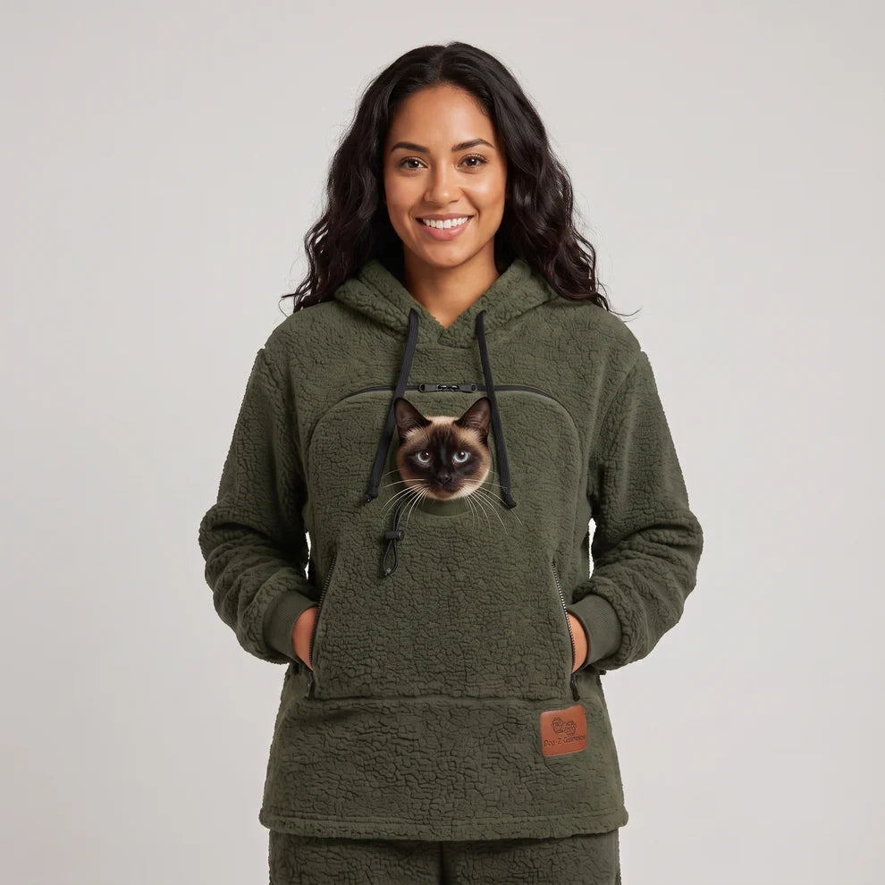 Meowdie™ Hoodie with Pet Tote Carrier