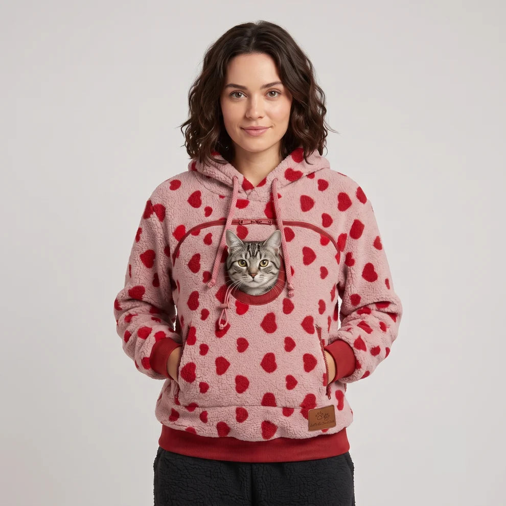Meowdie™ Hoodie with Pet Tote Carrier