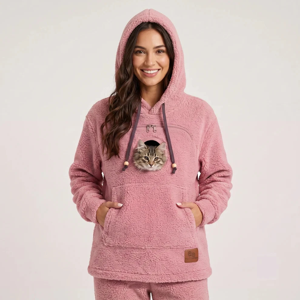 Meowdie™ Hoodie with Pet Tote Carrier