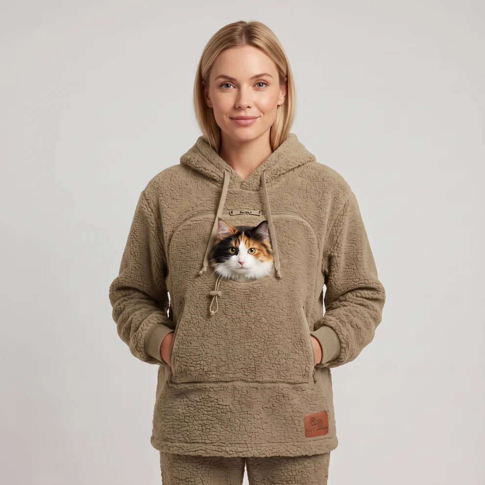 Meowdie™ Hoodie with Pet Tote Carrier